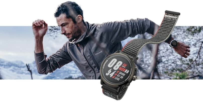 Athlete wearing Coros Apex Smartwatch