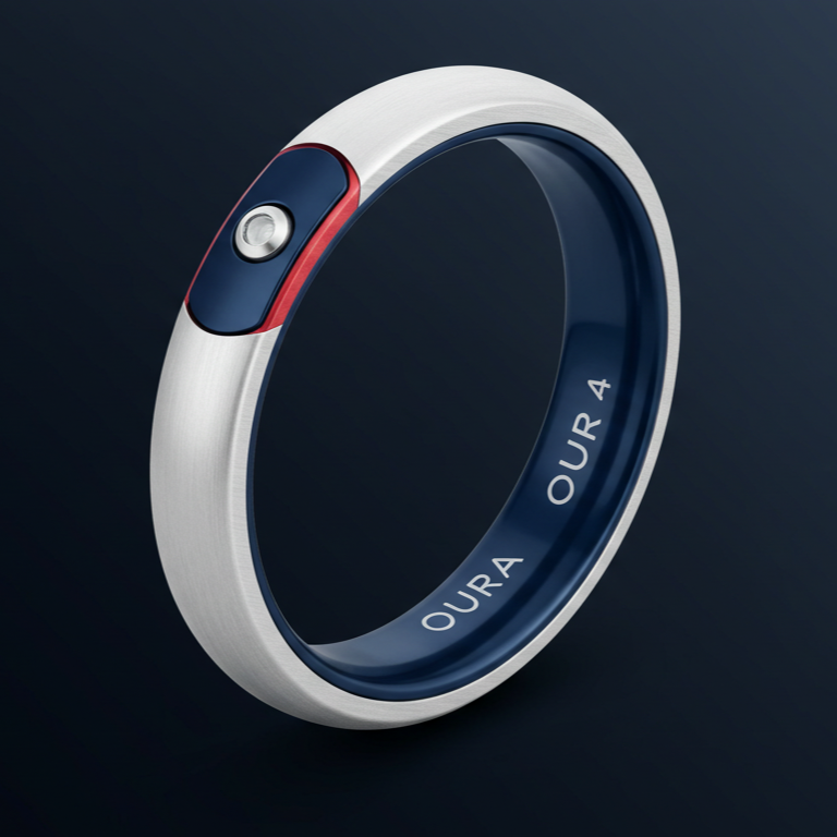 High-resolution image of an Oura Ring 4, showcasing its sleek design and comfort.