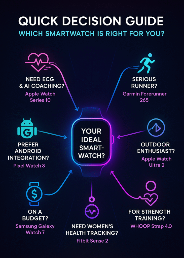 Best Fitness Smartwatches - Quick Decision Guide