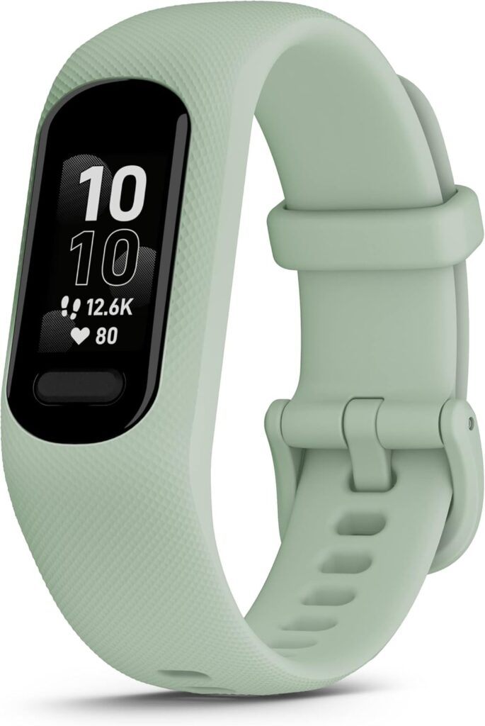 Garmin vívosmart® 5, Fitness Tracker, Long-Lasting Battery, Simple Design, Cool Mint