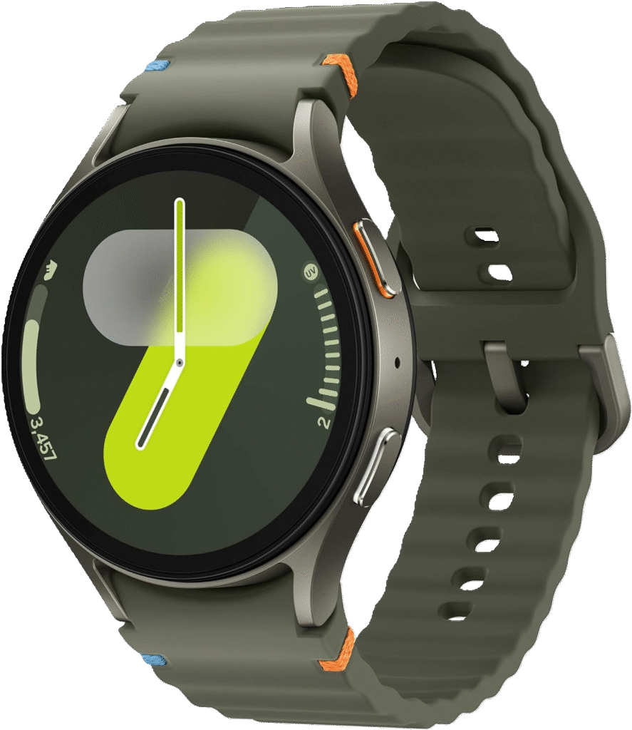 SAMSUNG Galaxy Watch 7 Bespoke Edition 44mm Bluetooth AI Smartwatch w/Energy Score, Wellness Tips, Heart Rate, Sleep, Fitness, Dark Gray Sport Band, Green, US Version, 1Yr Manufacturer Warranty.