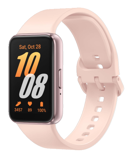 SAMSUNG Galaxy FIT 3 [2024] 1.6" AMOLED Display | 14 Days Battery Life | 100+ Watchfaces | 100+ Exercise Modes | International Model - (Pink).

Affordable fitness trackers for swimming.