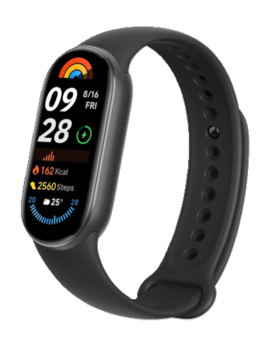 Xiaomi Smart Band 9 Global Version (2024) 1.62" Amoled Display | 233 mAh Battery | up to 21 Days of Battery Life | Over 150 Workout Modes | BT 5.4 | 50M Water Resistant - Midnight Black